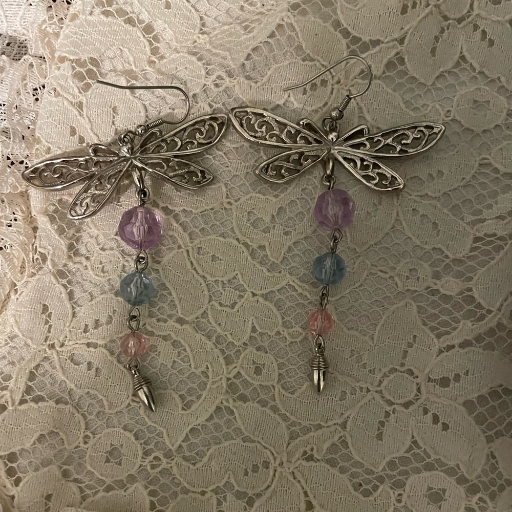 Dragonfly earrings